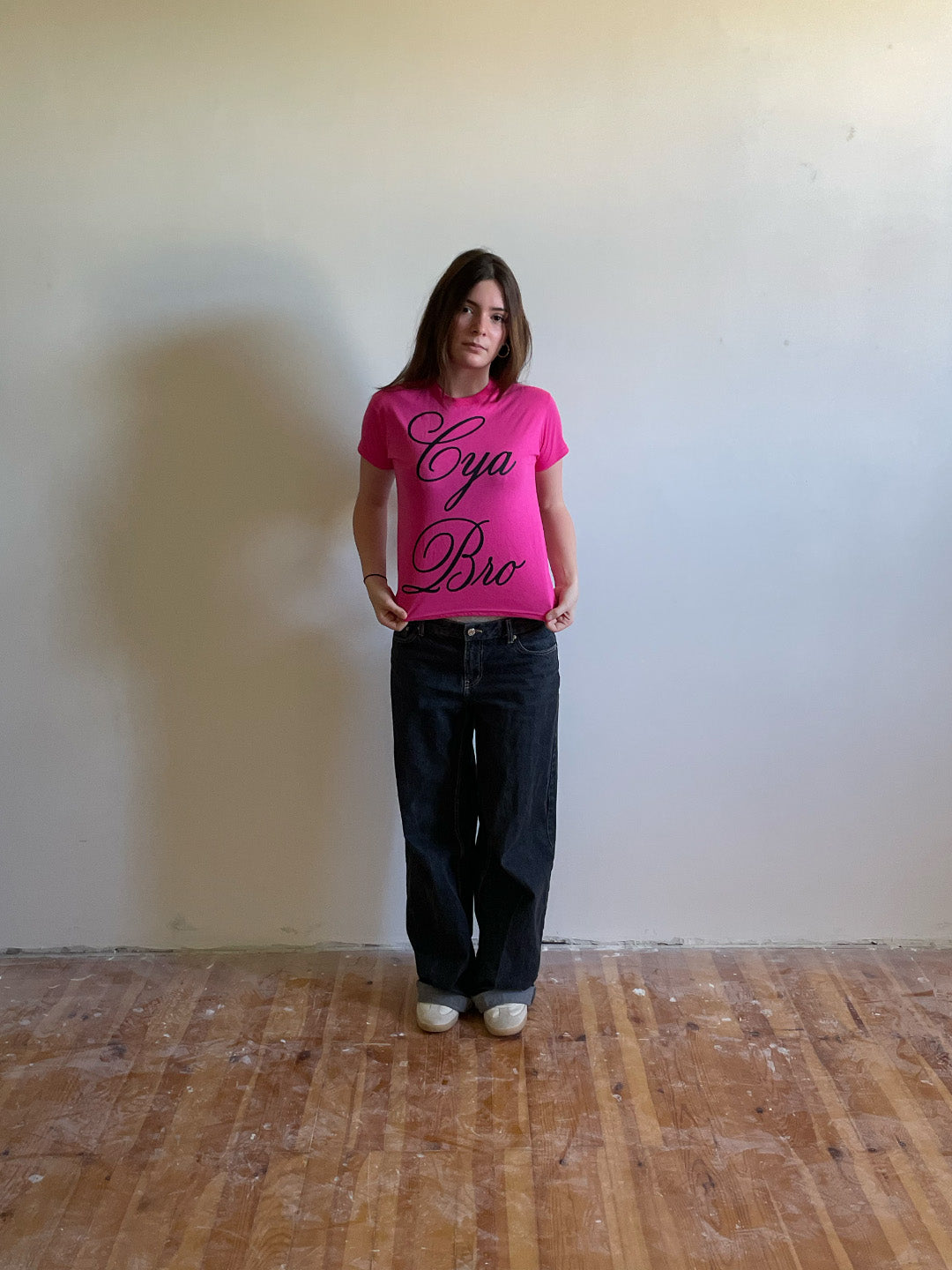 pink cya bro tee