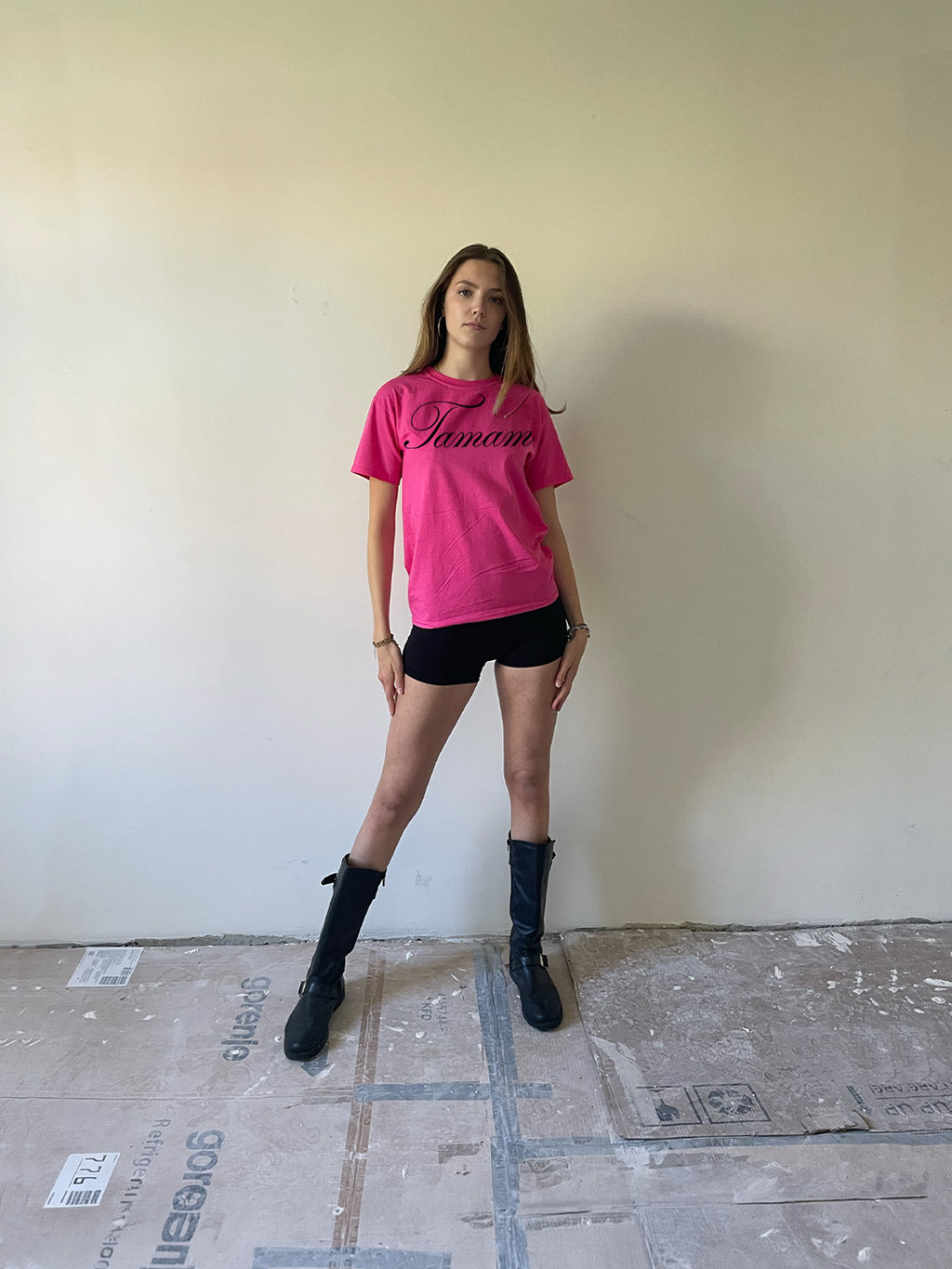 pink tamam tee