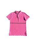 neon pink stern polo
